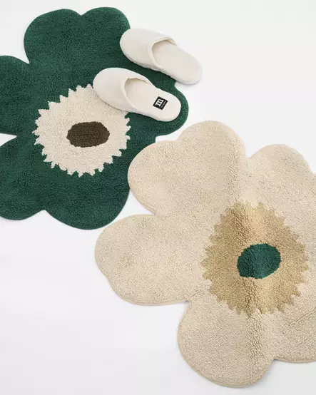 Marimekko Unikko Kylpyhuoneen Matto 73x74 cm - Marimekko Kylpyhuoneen Matot - 6411255133933 - 2