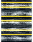 Marimekko Räsymatto Akryylipinnoitettu Puuvillakangas, valkoinen, harmaa, musta, keltainen - Marimekko Akryylipinnoitettu Kangas - 6411253416823 - 1