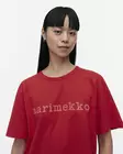 Marimekko Kioski Vihne Logo Placement T-Paita - Trikoopaidat ja Collegepaidat - 094564-333 - 4