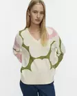 Marimekko Päivä Unikko Puuvillaneulepusero - Neulepaidat, -tunikat, -mekot - 095712-163 - 4