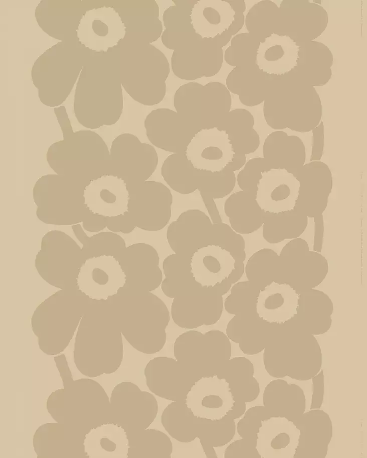 Marimekko Unikko Pellavakangas, pellava - Marimekko Kankaat - 6411254554593 - 1