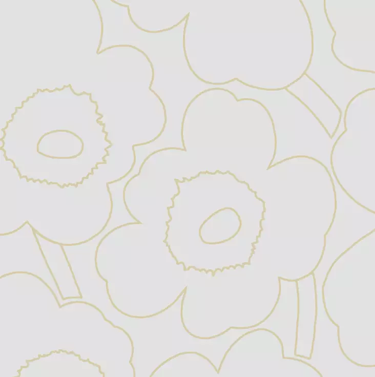 Marimekko Piirto Unikko Lautasliina 33x33 cm | 20 kpl - Marimekko Servetit - 6411633140133 - 1