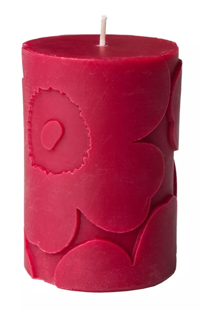 Marimekko Unikko Pöytäkynttilä 6,5x10 cm - Marimekko Kynttilät - 6411635009773 - 1