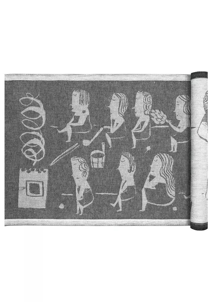 LAPUAN KANKURIT Naisten Sauna Laudeliina 46x150 cm - Saunatuotteet - 6417695611123 - 1