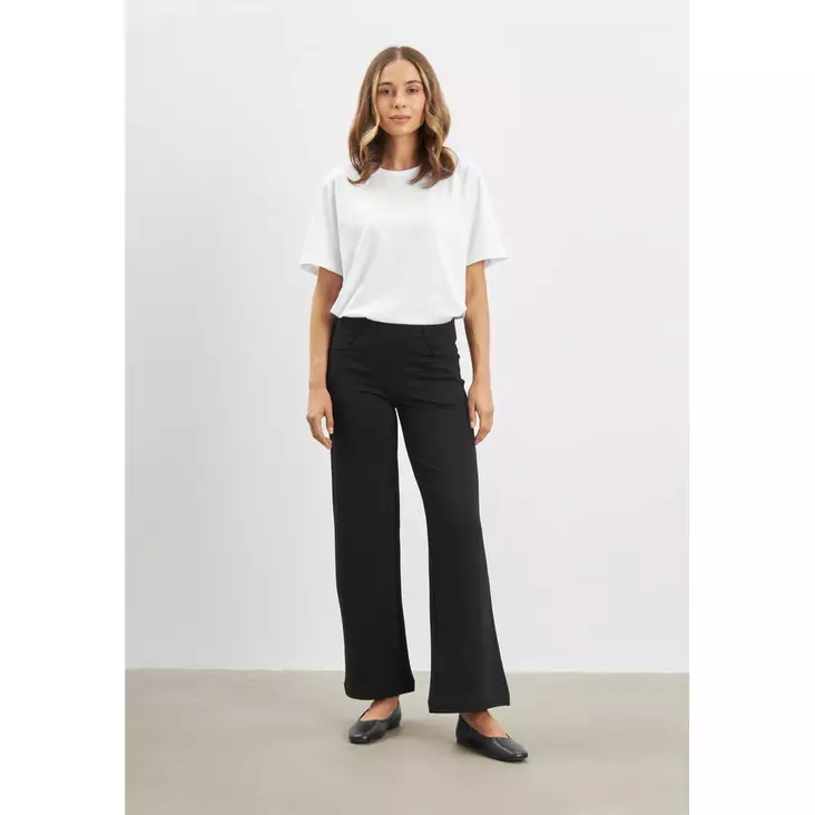 LAURIE Donna Loose Housut Harjattu SL - Pitkät housut - NOS100164-99143 - 1