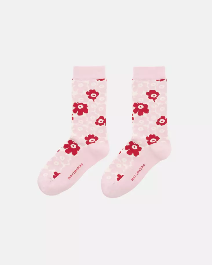 Marimekko Linjaus Pikkuinen Unikko Sukat - Nilkkasukat - 096265-313 - 1