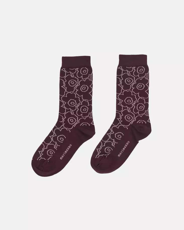 Marimekko Linjaus Piirto Unikko Sukat - Nilkkasukat - 095955-333 - 1
