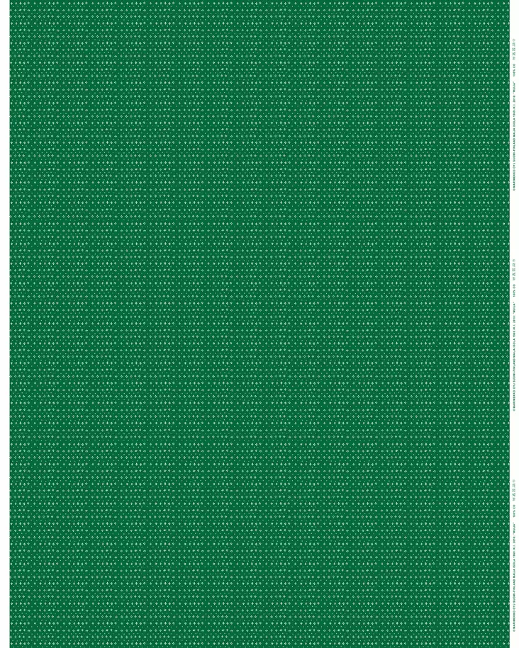Marimekko Muija Puuvillapellavakangas, vihreä, valkoinen - Marimekko Kankaat - 6411254982563 - 1