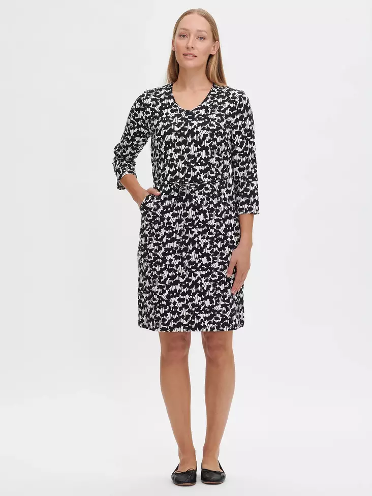 Nanso Liito Kuosillinen Trikoomekko - Trikoomekot ja Collegemekot - 25128727-1403 - 1