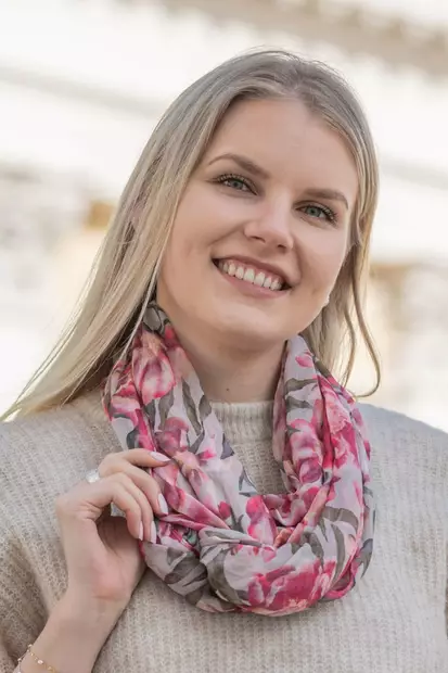 LASESSOR Samsa Lyocell Tuubi Huivi 70x80 cm - Tuubihuivit - 1126100046904 - 1