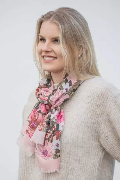 LASESSOR Lene Lyocell Pitkä Huivi 70x180 cm - Pitkäthuivit - 1126100087204 - 1