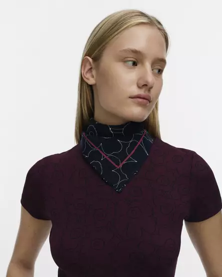 Marimekko Pesofati Piirto Unikko Huivi - Neliöhuivit - 6411255144694 - 1