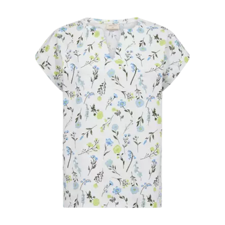 FREE/QUENT FQVIVA Kuosillinen Lyhythihainen Paita - Trikoopaidat ja Collegepaidat - 262207664-9064 - 1