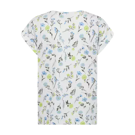 FREE/QUENT FQVIVA Kuosillinen Lyhythihainen Paita - Trikoopaidat ja Collegepaidat - 262207664-9064 - 2