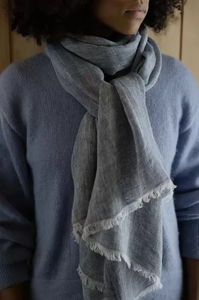 LAPUAN KANKURIT Lempi Pellavahuivi 200x35 cm - Pitkäthuivit - 6417695171054 - 2