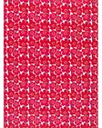 Marimekko Mini Unikko Puuvillakangas, punainen, sininen - Marimekko Kankaat - 6411254017074 - 1