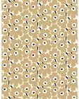 Marimekko Pieni Unikko Akryylipinno Puuvillakangas, luonnonvalkoinen, beige, tummansininen - Marimekko Akryylipinnoitettu Kangas - 6411254575734 - 1