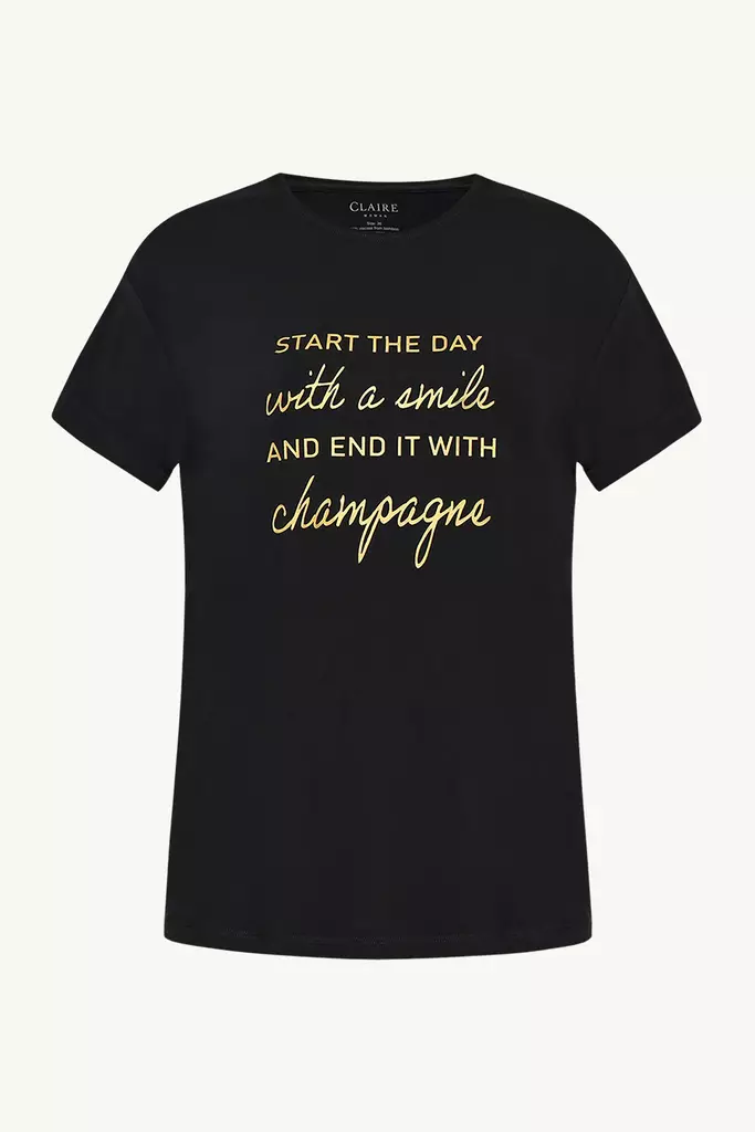 CLAIRE Aoife T-paita Printillä - Trikoopaidat ja Collegepaidat - 25229573225-3244 - 1