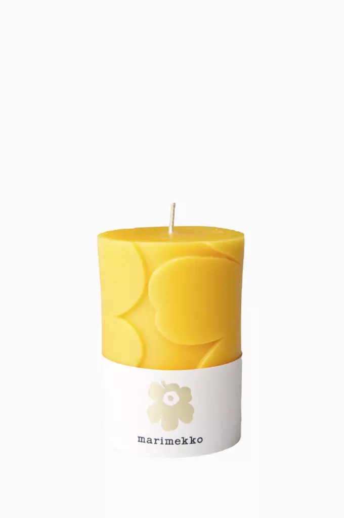 Marimekko Unikko Pöytäkynttilä 6,5x10 cm - Marimekko Kynttilät - 6411635009834 - 1