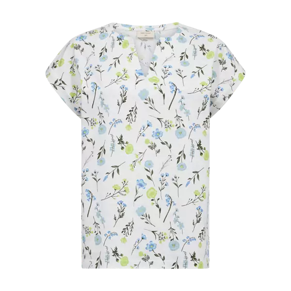 FREE/QUENT FQVIVA Kuosillinen Lyhythihainen Paita - Trikoopaidat ja Collegepaidat - 262207664-9064 - 1