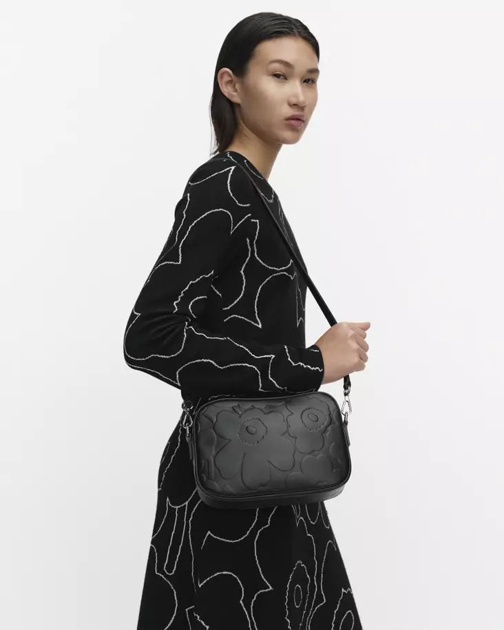 Marimekko Gratha Unikko Olkalaukku Nahkainen Hihna - Olkalaukut - 6411255162414 - 1