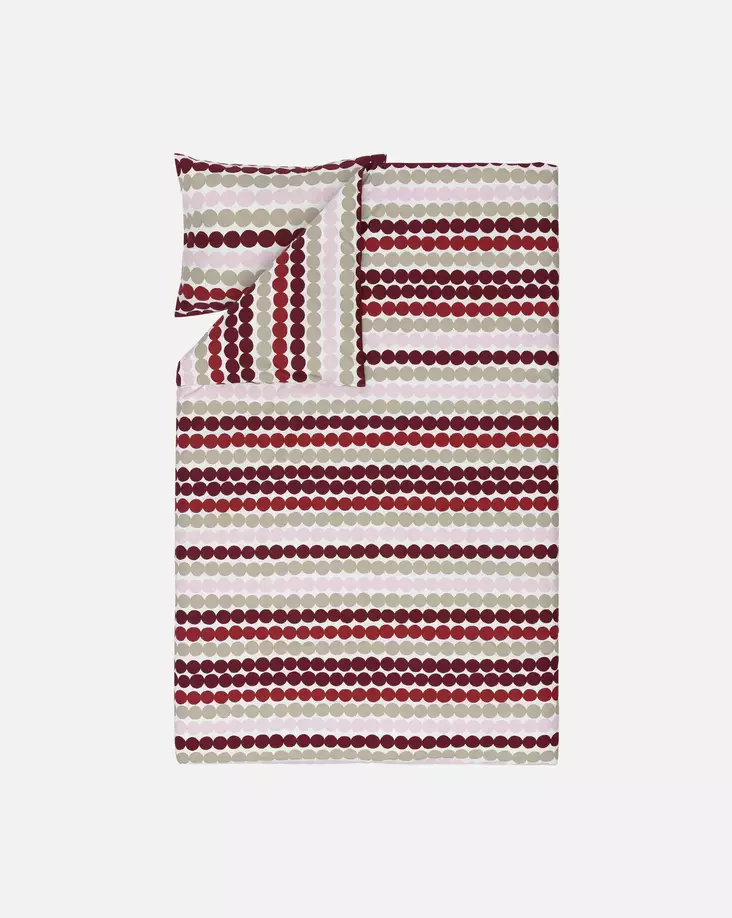 Marimekko Räsymatto Pussilakanasetti PL150x210 cm + TL50x60 cm - Elämäni värit -kampanja Kodintekstiilit - 6411255068204 - 1