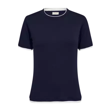 FREE/QUENT FQALVIN Viskoosielastaani Lyhythihainen Paita - Trikoopaidat ja Collegepaidat - 261207726-7105 - 1