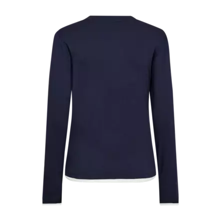 FREE/QUENT FQALVIN Viskoosielastaani Pitkähihainen Pusero - Trikoopaidat ja Collegepaidat - 261207725-7105 - 2