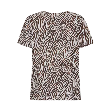 FREE/QUENT FQVIVA Kuosillinen Lyhythihainen Paita - Trikoopaidat ja Collegepaidat - 262208362-1185 - 2