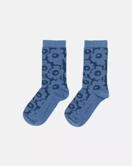Marimekko Linjaus Unikko Melange Sukat - Nilkkasukat - 095965-555 - 1