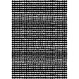 Marimekko Räsymatto Paksu Puuvillakangas, valkoinen, musta - Marimekko Kankaat - 6411254147535 - 1