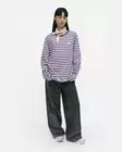 Marimekko Kioski Tasaraita Unikko Unisex Trikoopaita LS - Trikoopaidat ja Collegepaidat - 094548-895 - 1