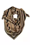 LASESSOR Nalani Silkkihuivi 70x70 cm - Neliöhuivit - 1126200038205 - 1