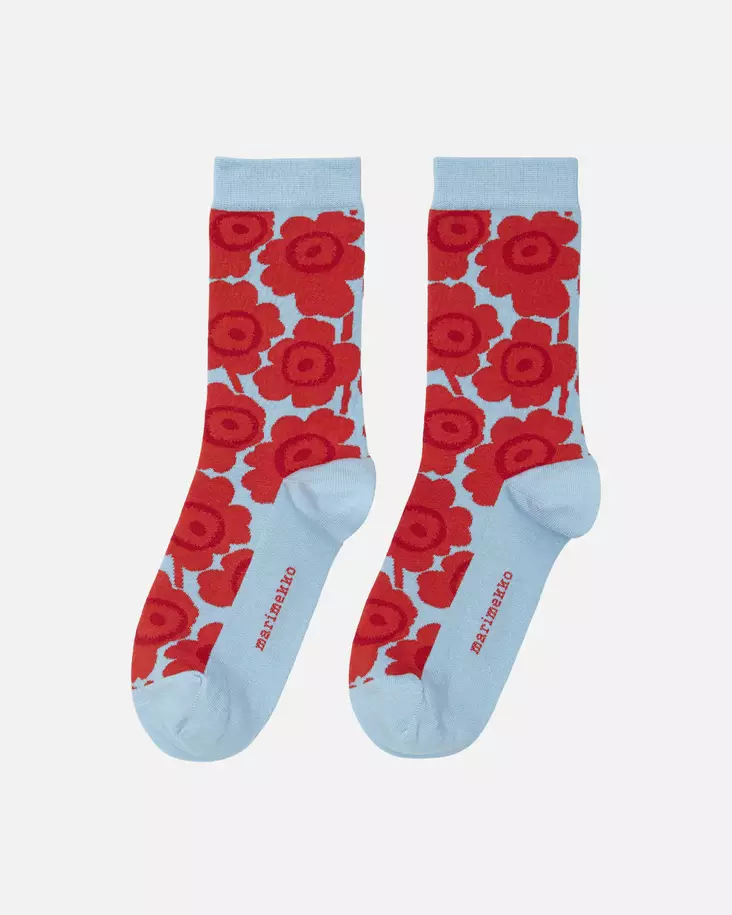 Marimekko Linjaus Unikko Sukat - Nilkkasukat - 095359-335 - 1