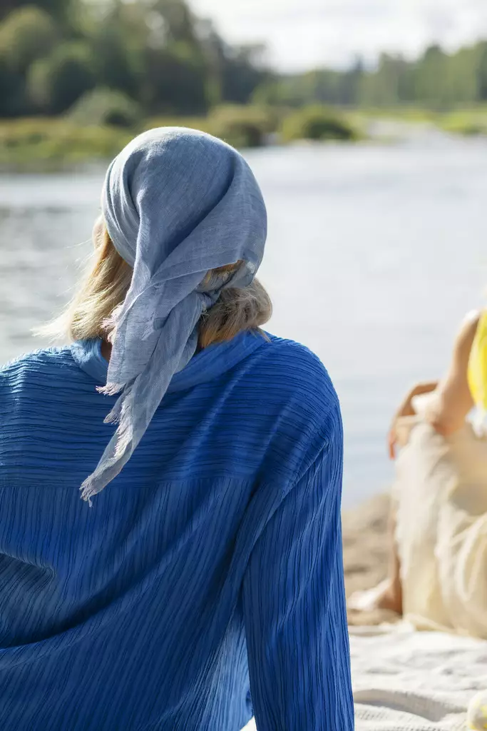 LAPUAN KANKURIT Hali Pellavahuivi 70x70 cm - Neliöhuivit - 6417695140456 - 1