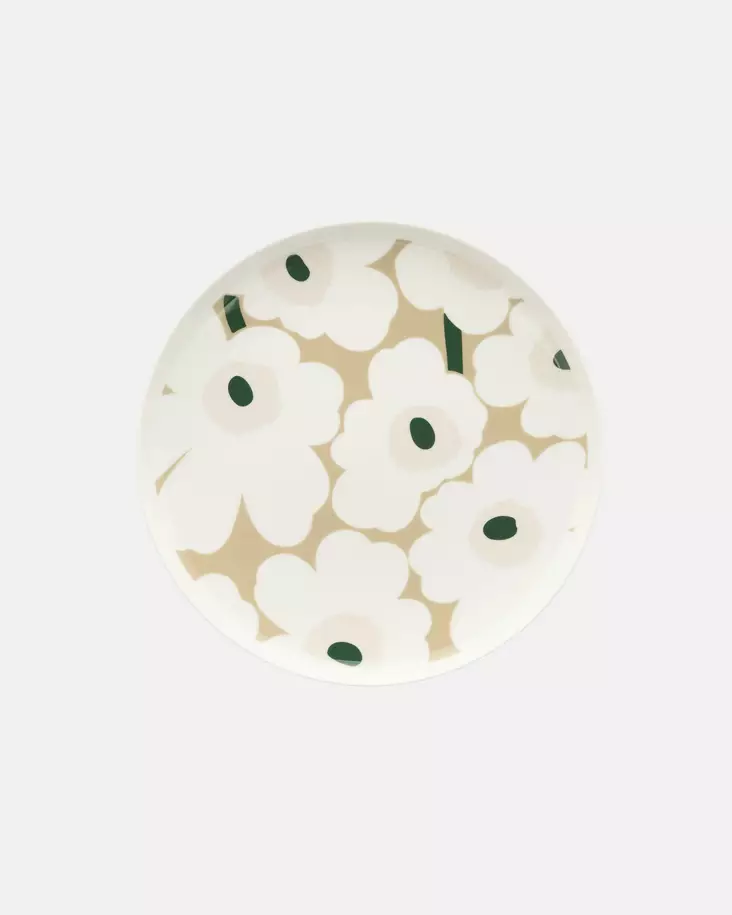 Marimekko Oiva Unikko Lautanen 25 cm - Marimekko Lautaset - 6411255129455 - 1