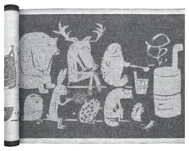 LAPUAN KANKURIT Eläinten Sauna Pefletti 46x60 cm - Saunatuotteet - 6417695612915 - 1