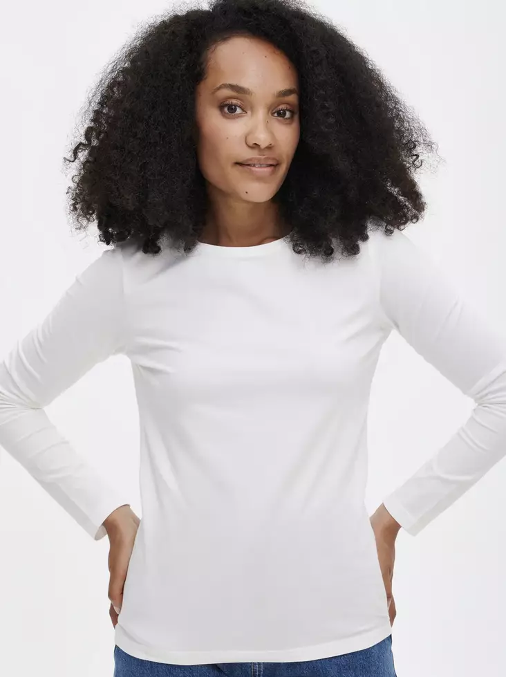 Nanso Basic Pitkähihainen Pusero - Trikoopaidat ja Collegepaidat - NOS28770-1005 - 1