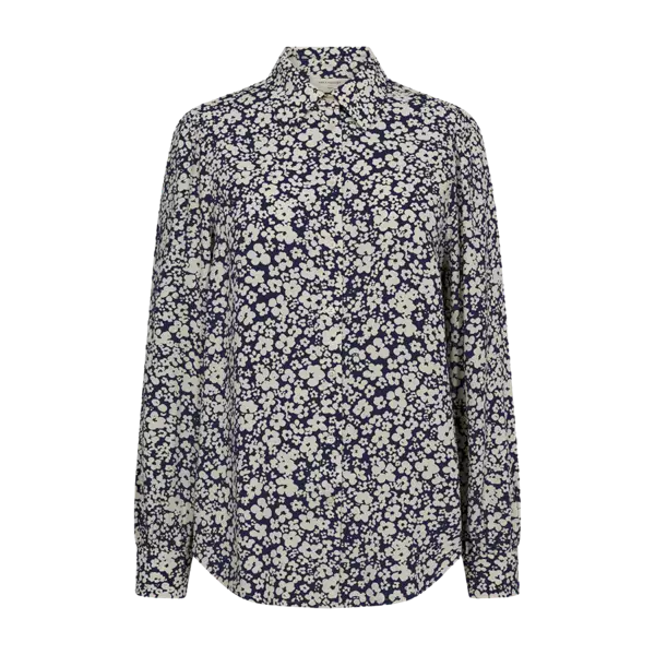 FREE/QUENT Adney Kuosillinen Viskoosipaitapusero - Kangaspaidat - 261207549-7275 - 1