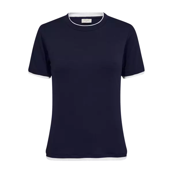 FREE/QUENT FQALVIN Viskoosielastaani Lyhythihainen Paita - Trikoopaidat ja Collegepaidat - 261207726-7105 - 1