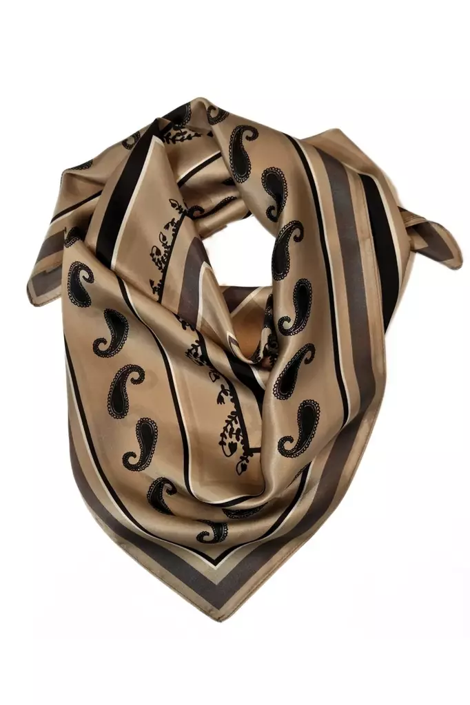 LASESSOR Nalani Silkkihuivi 70x70 cm - Neliöhuivit - 1126200038205 - 1