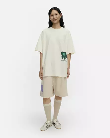 Marimekko Kioski Nopeus Unikko Placement Paita - Trikoopaidat ja Collegepaidat - 095479-116 - 1