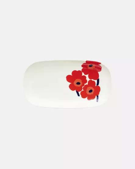 Marimekko Oiva Unikko Tarjoiluastia 17x32 cm - Marimekko Kulhot ja tarjoiluastiat - 6411255152866 - 1