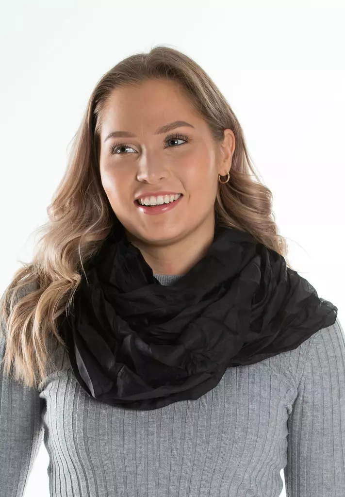 LASESSOR Kiana Silkkituubihuivi 70x80 cm - Tuubihuivit - 1106286352006 - 1