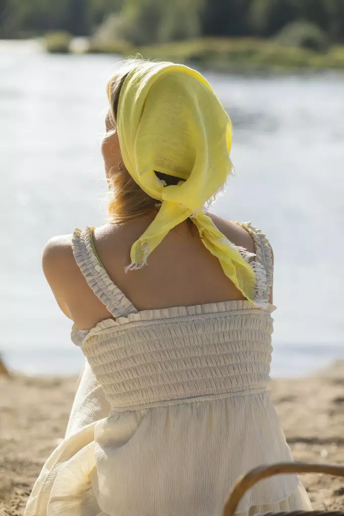 LAPUAN KANKURIT Hali Pellavahuivi 70x70 cm - Neliöhuivit - 6417695140463 - 1