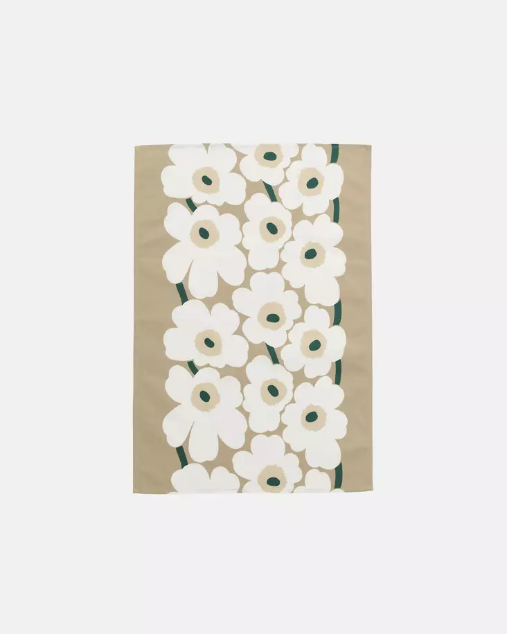 Marimekko Unikko Keittiöpyyhe 47x70 cm - Marimekko Keittiötekstiilit - 6411255154006 - 1