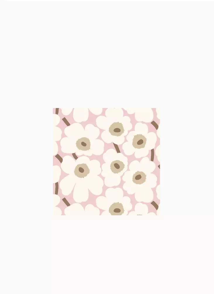 Marimekko Mini Unikko Lautasliina 24x24 cm | 20kpl - Marimekko Servetit - 6411632140776 - 1