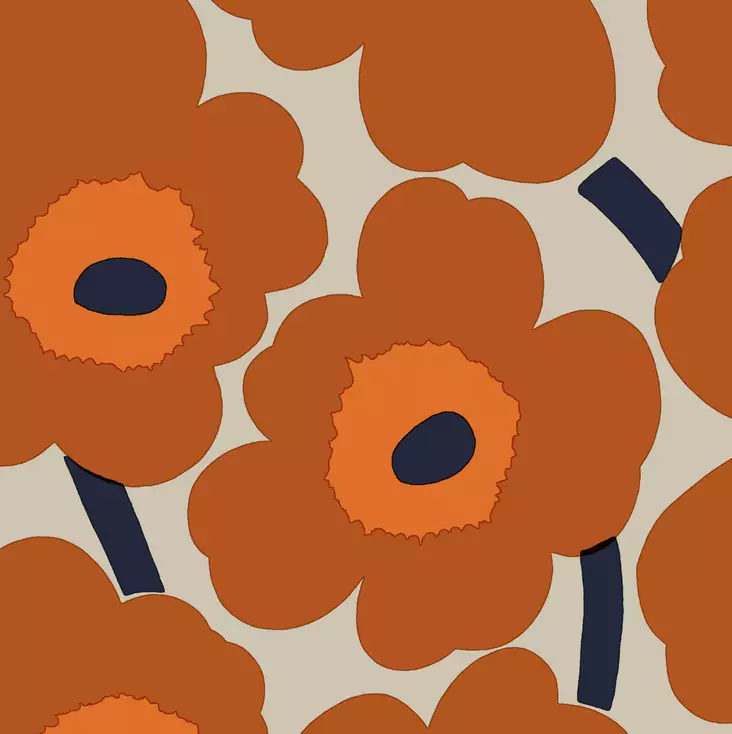 Marimekko Unikko Lautasliina 33x33 cm | 20 kpl - Marimekko Servetit - 6411633140546 - 1
