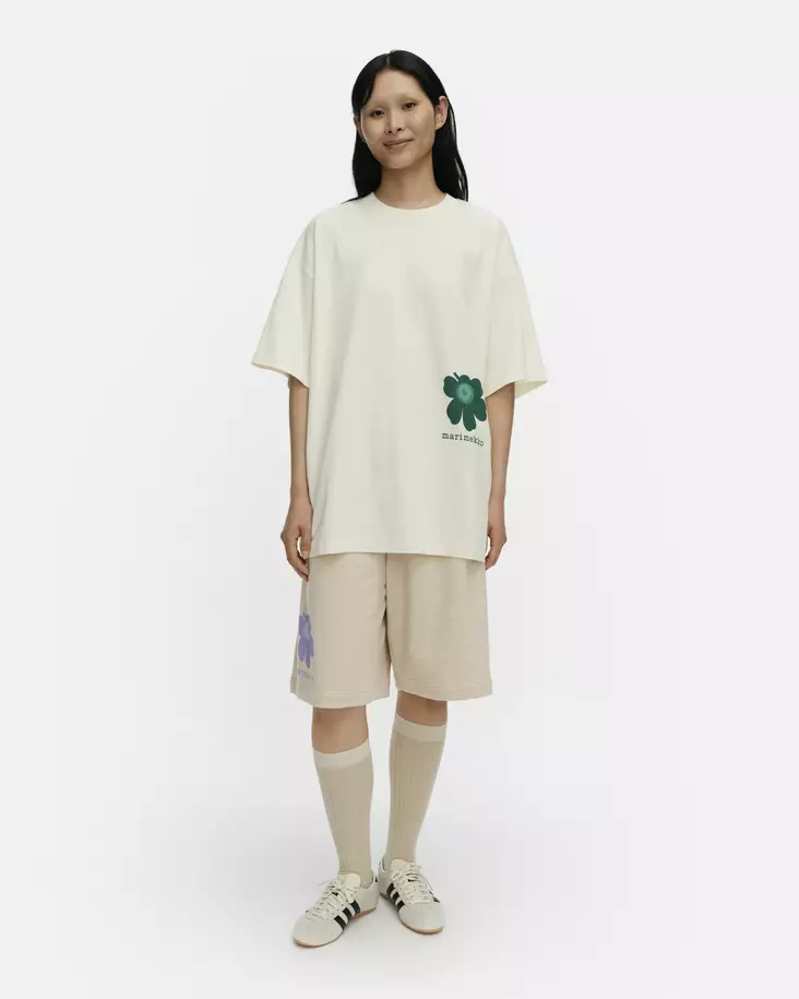 Marimekko Kioski Nopeus Unikko Placement Paita - Trikoopaidat ja Collegepaidat - 095479-116 - 1