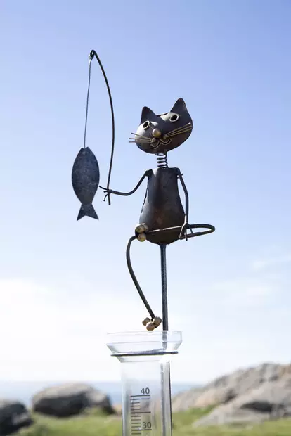 Different design Sademittari Kissa Mittalasilla 110 cm - Sisustusesineet - 7340025844870 - 2